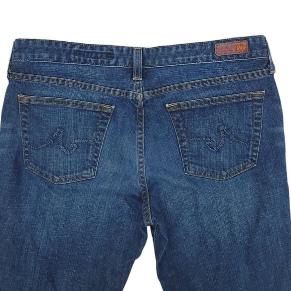 Adriano Goldschmied Denim Jeans Womens Size 32R Dark Wash Made In USA - Picture 3 of 12